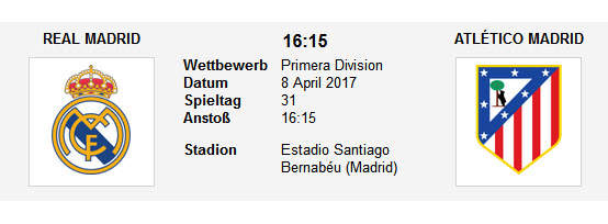 Wett Tipp Real Madrid Atletico