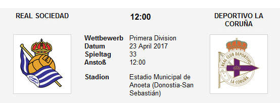 Wett Tipp Real Sociedad Deportivo
