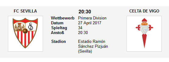 Wett Tipp Sevilla Celta Vigo