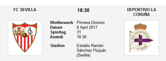 Wett Tipp Sevilla Deportivo