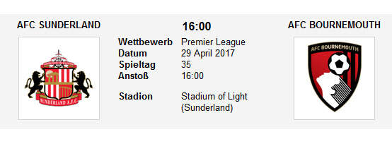 Wett Tipp Sunderland Bournemouth