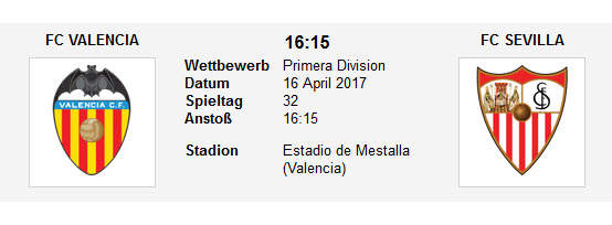 Wett Tipp Valencia Sevilla