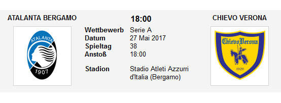 Wett Tipp Atalanta Chievo
