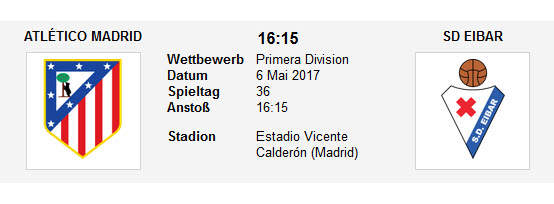 Wett Tipp Atletico Eibar