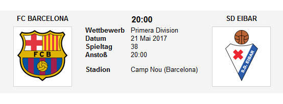 Wett Tipp Barcelona Eibar