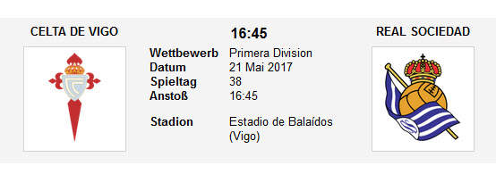 Wett Tipp Celta Vigo Real Sociedad
