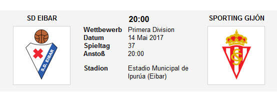 Wett Tipp Eibar Sporting Gijon