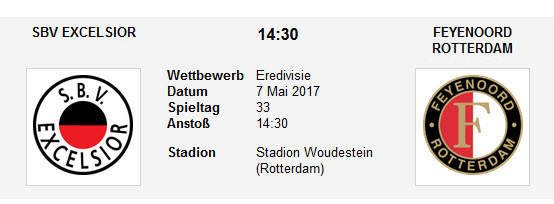 Wett Tipp Excelsior Feyenoord