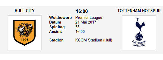 Wett Tipp Hull Tottenham