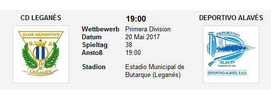 Wett Tipp Leganes Alaves