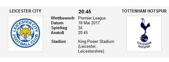 Wett Tipp Leicester Tottenham