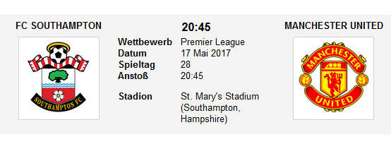 Wett Tipp Southampton Man Utd