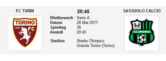 Wett Tipp Torino Sassuolo