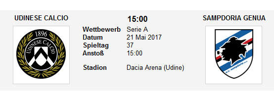 Wett Tipp Udinese Sampdoria