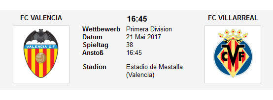 Wett Tipp Valencia Villarreal