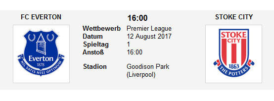 Wett Tipp Everton Stoke