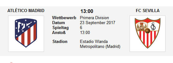 Wett Tipp Atletico Sevilla