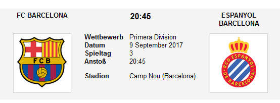 Wett Tipp Barcelona Espanyol