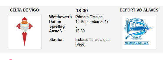 Wett Tipp Celta Alaves