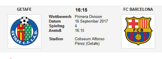 Wett Tipp Getafe Barcelona