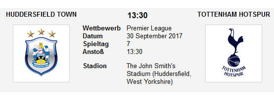 Wett Tipp Huddersfield Tottenham