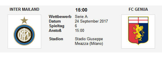 Wett Tipp Inter Genoa
