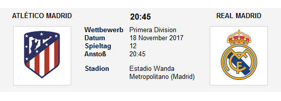 Wett Tipp Atletico Real Madrid
