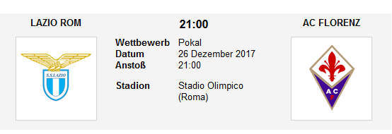 Wett Tipp Lazio Fiorentina
