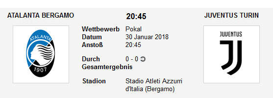 Wett Tipp Atalanta Juventus