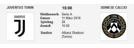 Wett Tipp Juventus Udinese