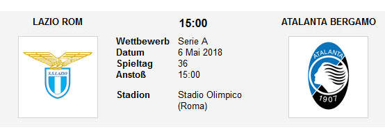 Wett Tipp Lazio Atalanta