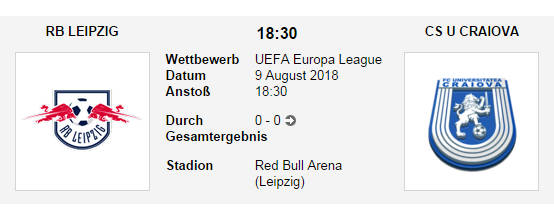 Wetten Tipp RB Leipzig Craiova