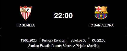 Wett Tipp FC Sevilla Barcelona 19 06 20
