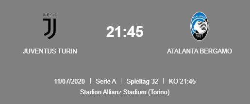 Wett Tipp Juve Atalanta 11 07 20