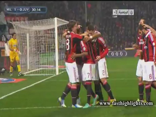 Video: AC Milan – Juventus Turin (1-0), Serie A