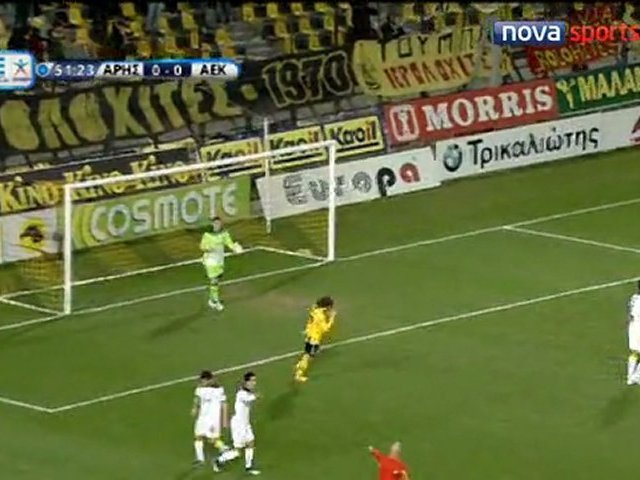 Video: Aris Saloniki – AEK Athen (1-0), Super League