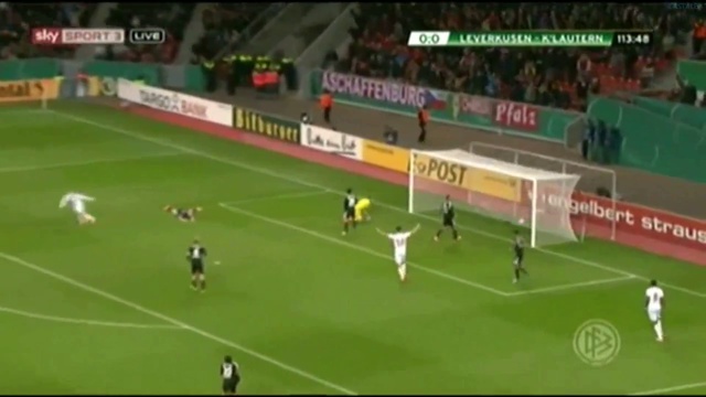 Video: Bayer Leverkusen – 1. FC Kaiserslautern (0-1), DFB Pokal