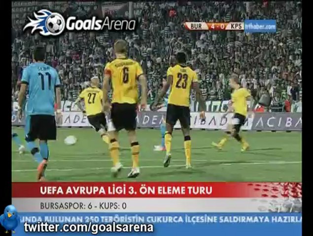 Video: Bursaspor – Kuopio PS (6-0), Europa League