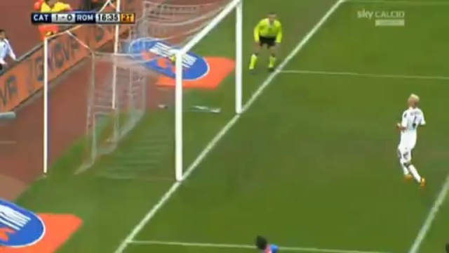 Video: Catania Calcio – AS Roma (1-0), Serie A