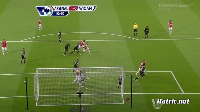 Video: FC Arsenal – Wigan Athletic (4-1), Premier League