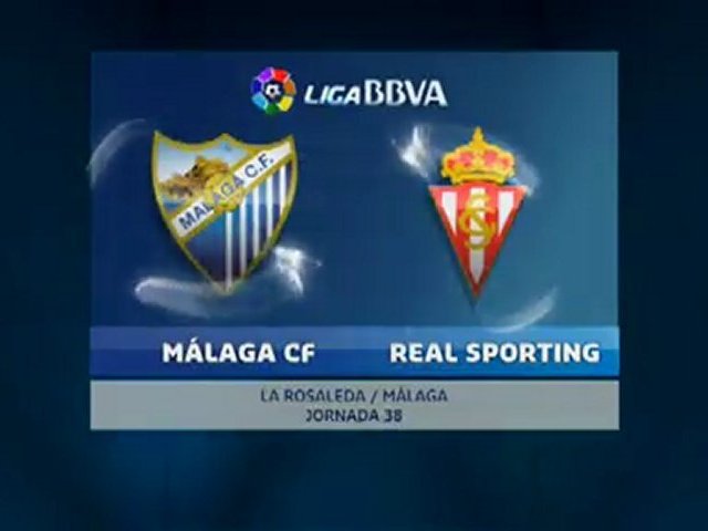 Video: FC Malaga – Sporting Gijon (1-0), Primera Division