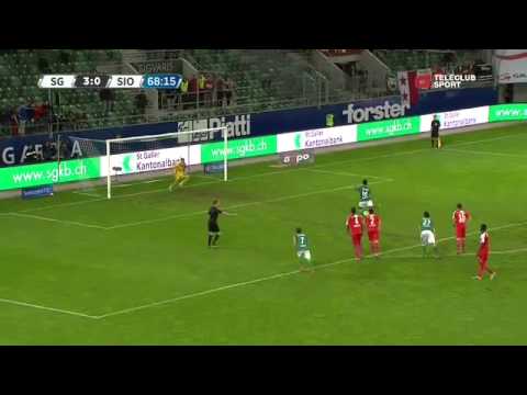 Video: FC St. Gallen – FC Sion (5-0), Super League