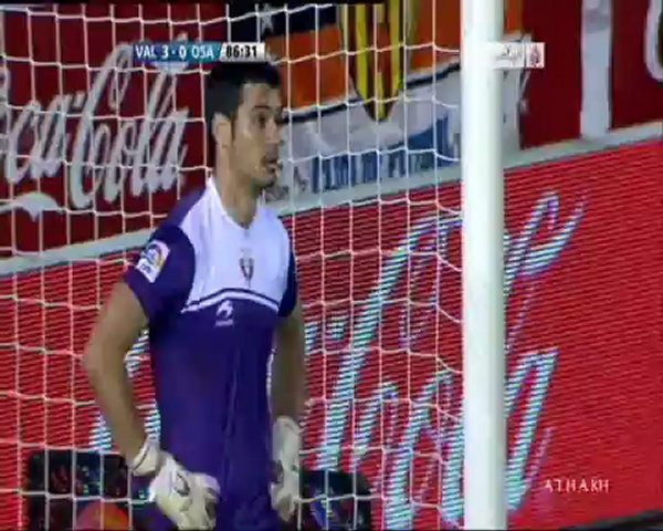 Video: FC Valencia – CA Osasuna (4-0), Primera Division