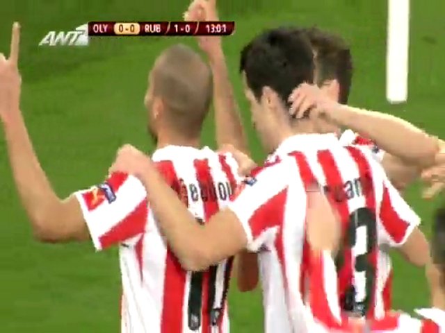 Video: Olympiakos Piräus – Rubin Kasan (1-0), Europa League