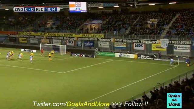 Video: PEC Zwolle – Roda Kerkrade (3-1), Eredivisie
