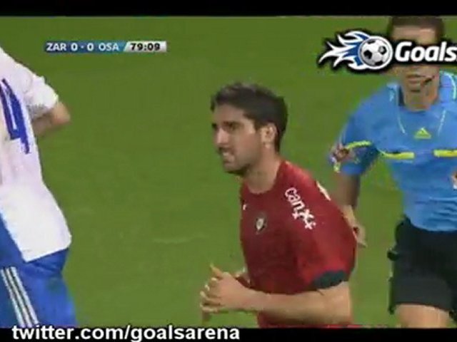 Video: Real Saragossa – CA Osasuna (1-1), Primera Division