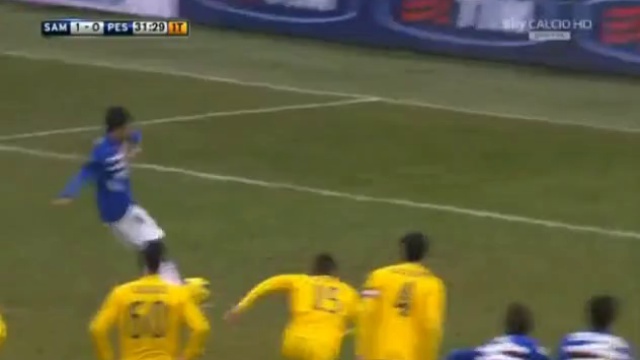 Video: Sampdoria Genua – Delfino Pescara (6-0), Serie A