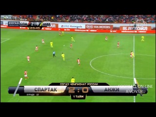 Video: Spartak Moskau – Anschi (2-2), Premier Liga