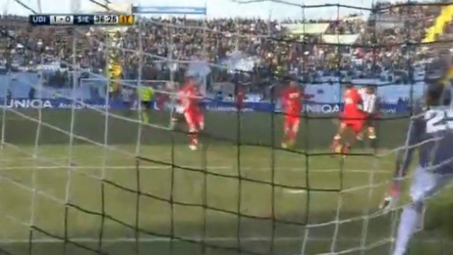 Video: Udinese Calcio – AC Siena (1-0), Serie A