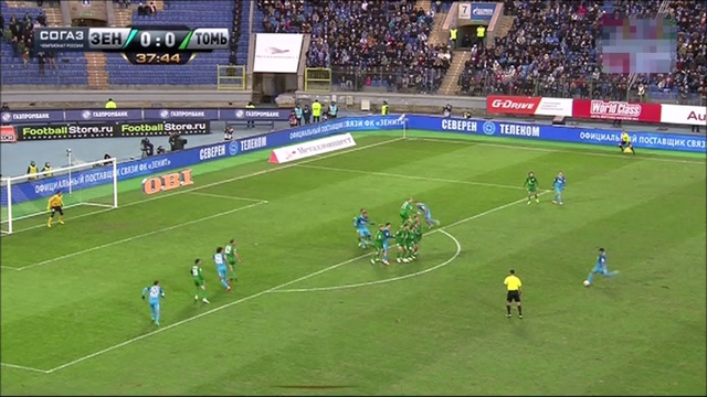 Video: Zenit St. Petersburg – Tom Tomsk (0-0), Premier Liga